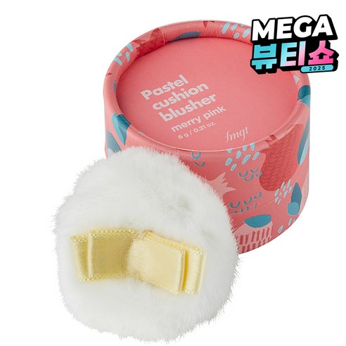 더페이스샵 파스텔 쿠션 블러셔 6g, 03 메리핑크, 1개
