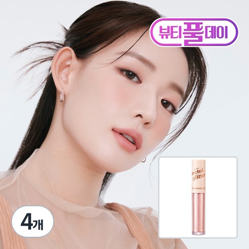 홀리카홀리카 아이 메탈 글리터, 11 스윗하트, 4개