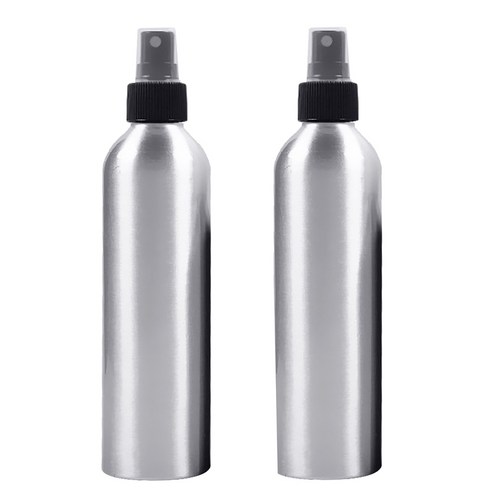 DM 뷰티 스프레이 알루미늄 공병 250ml, 블랙, 2개
