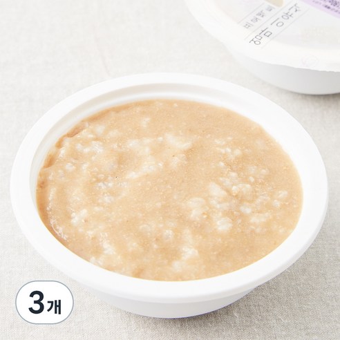 엘빈즈 중기2 7~10개월 엄마이유식 프로젝트 한우듬뿍 흰콩죽, 180g, 3개, 혼합맛(한우/흰콩)