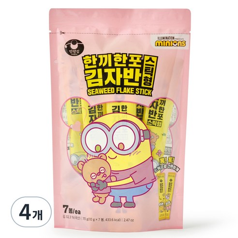 한끼한포 스틱 김자반 7p, 70g, 4개