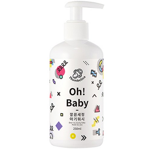 뷰티레시피 오 베이비 깔끔세정 아기워시, 250ml, 1개