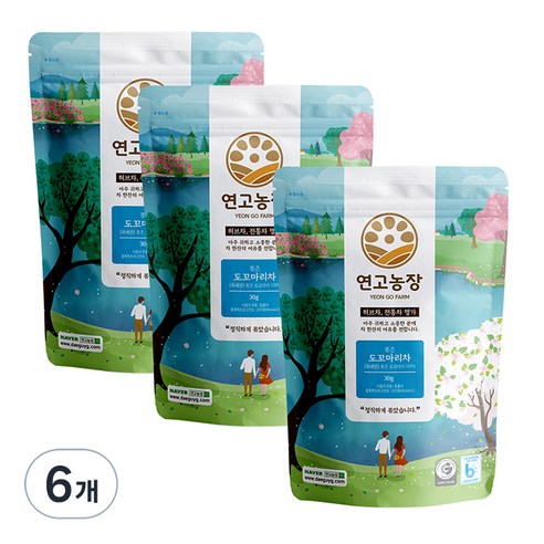 연고농장 국내산 볶은 도꼬마리차, 30g, 6개, 6개
