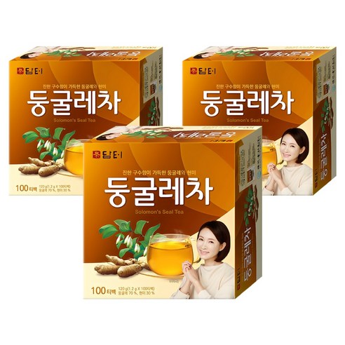 담터 둥굴레차, 1.2g, 100개입, 3개