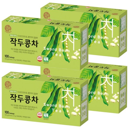 우리차 송원식품 작두콩차, 1g, 100개입, 4개