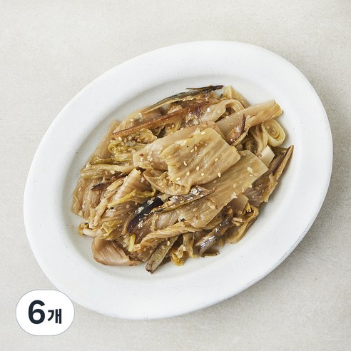 식도감 묵은지 멸치 볶음, 100g, 6개