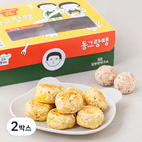 집반찬연구소 요리놀이터 동그랑땡 (냉장), 435g, 2박스