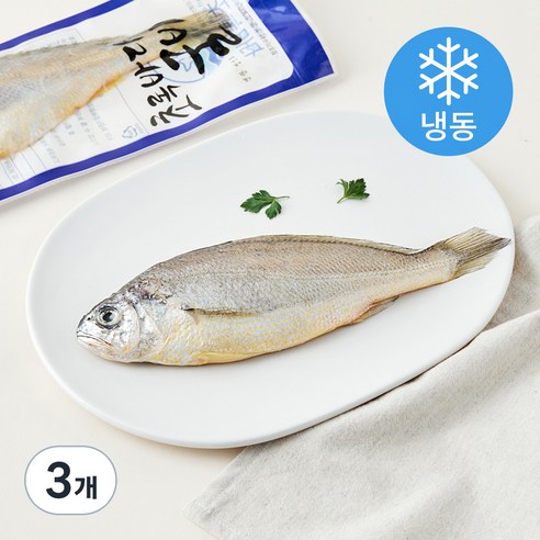 초록바다 품질 인증 굴비 (냉동), 140g, 3개