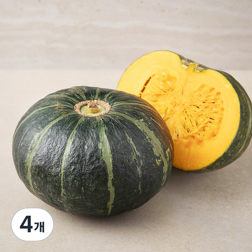 친환경 단호박, 900g, 4개