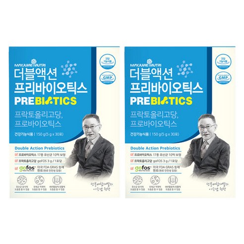 메이준뉴트리 더블액션 프리바이오틱스, 150g, 2개
