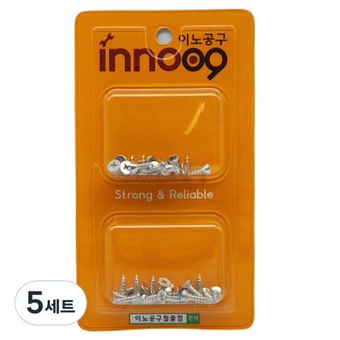 이노공구 범용 일반나사 2종 x 20p 세트 NIT102, 5세트