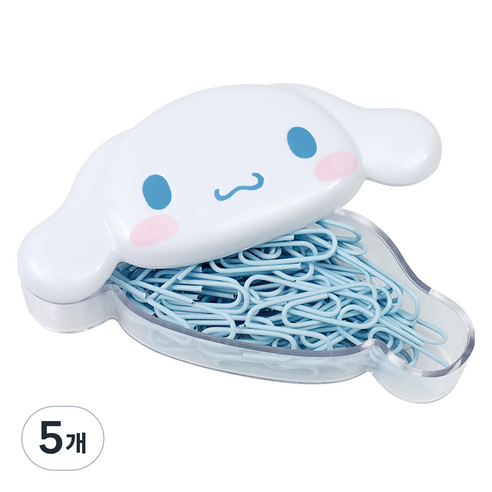 바이하츠 시나모롤 컬러클립, 50개입, 5개