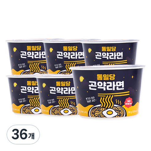 통밀당 곤약 라면 110g, 36개