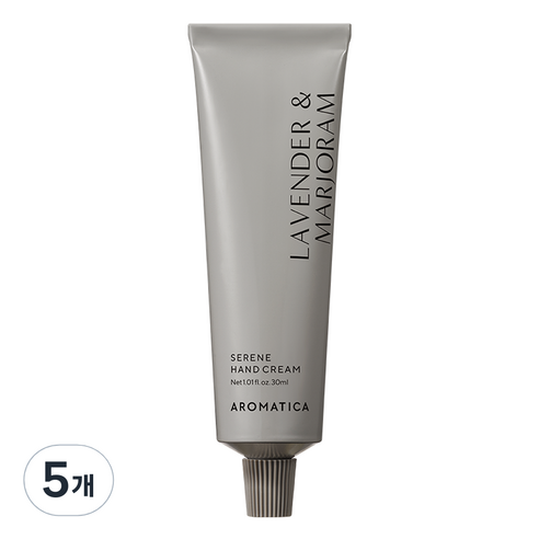 아로마티카 서렌 핸드크림 라벤더 앤 마조람, 30ml, 5개