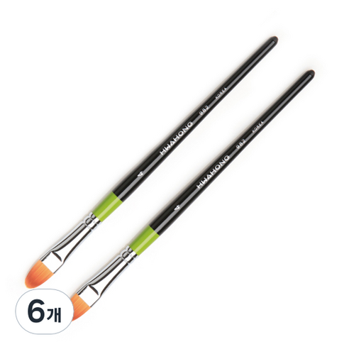 화홍 디자인붓 982, 4호, 6개