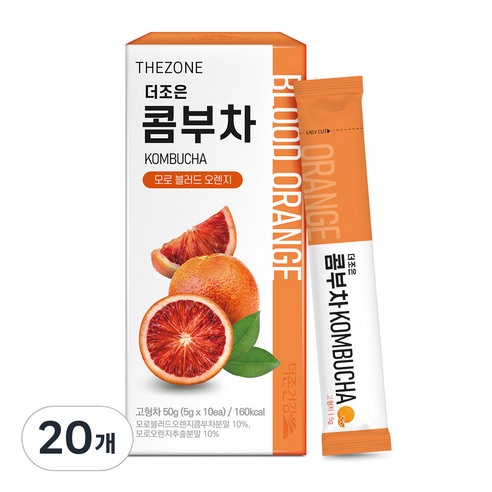 더존건강 더조은 콤부차 모로 블러드 오렌지, 5g, 2개