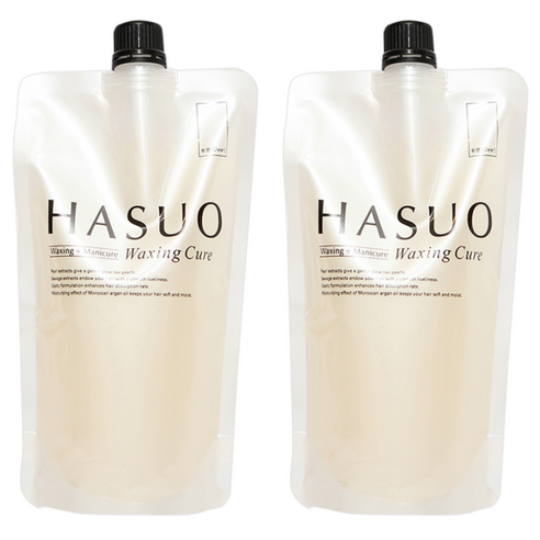 하수오 헤어용 왁싱큐어 500g, 투명, 2개
