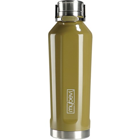 마이베비 콰트로 캔틴 캐리핸들 텀블러, 490ml, 카키