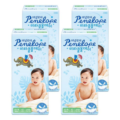 페넬로페 뉴 미라클 올데이 밴드형 기저귀: 아기의 하루를 편안하게 감싸는 마법 페넬로페올데이