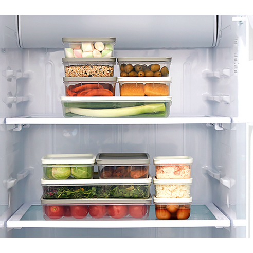 냉장고와 냉동실 정리 및 식재료 신선도 유지에 이상적인 씨밀렉스 냉장고 냉동실 보관 용기