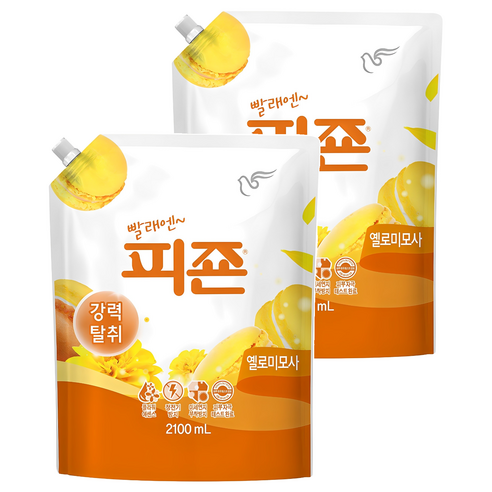피죤 레귤러 옐로미모사, 2.1L, 2개