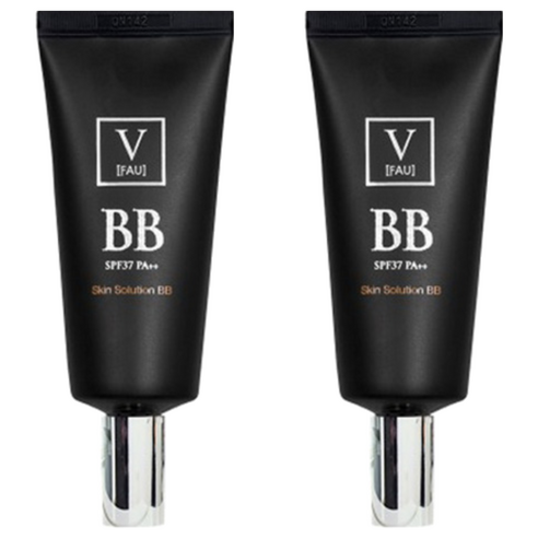 파우 스킨솔루션 비비크림 SPF37 PA++, 화사한 베이지, 50g, 2개