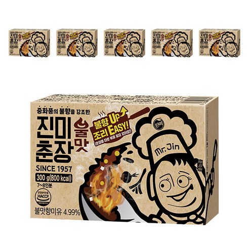 진미 불맛춘장, 300g, 6개