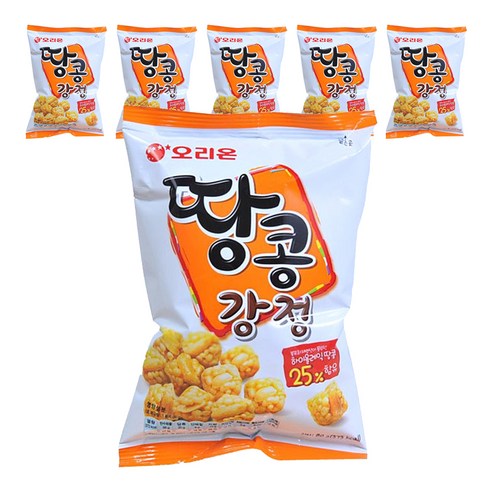 오리온 땅콩강정, 80g, 6개
