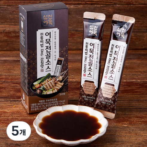 삼진어묵 주부천하 쯔유 비법 어묵전골소스 6개입, 90ml, 5개