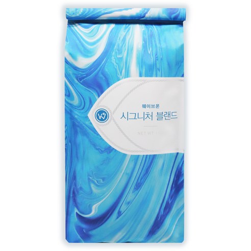 웨이브온커피 시그니처 블랜드 원두 커피, 프렌치프레스, 1kg, 1개