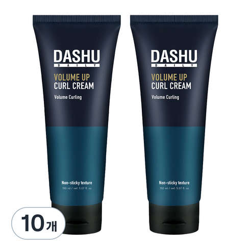 다슈 데일리 볼륨업 컬크림, 150ml, 10개