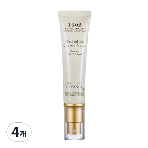 르샤트라 1802 리바이탈 아이크림, 30ml, 4개