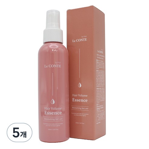 르꽁뜨바이헤어 퍼퓸 볼륨 헤어에센스 스프레이, 5개, 150ml