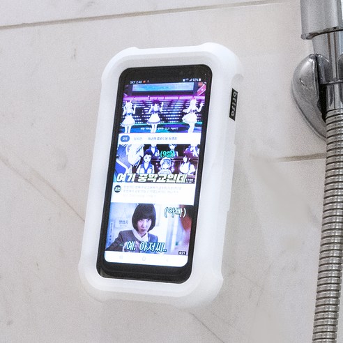 욕실에서 편안하고 안전한 스마트폰 사용을 위한 혁신적인 욕실 휴대폰 방수 거치대