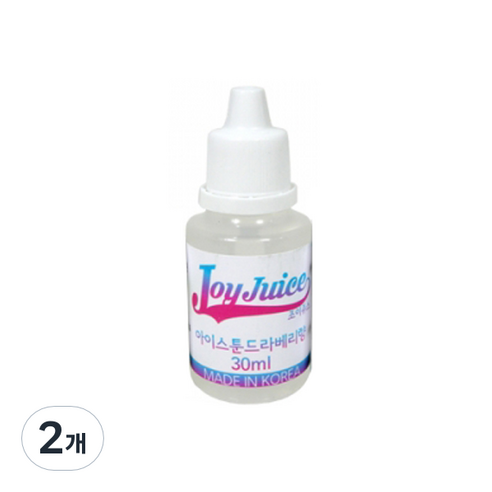 아로마조이 조이쥬스 슬라임 향료 30ml, 2개, 아이스툰드라베리