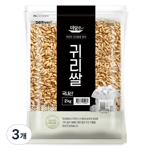 더담은 국내산 귀리쌀, 2kg, 3개