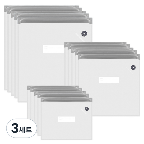 차이나다 식품 진공 압축팩 소 5p + 중 5p + 대 5p 세트, 혼합, 3세트