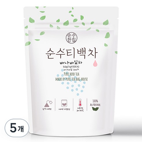 순수한집 바나바잎차, 1g, 50개입, 5개