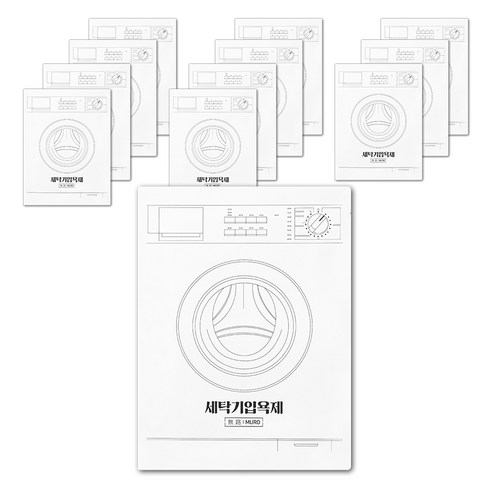 무로 세탁기입욕제 통돌이 드럼 겸용, 200g, 12개