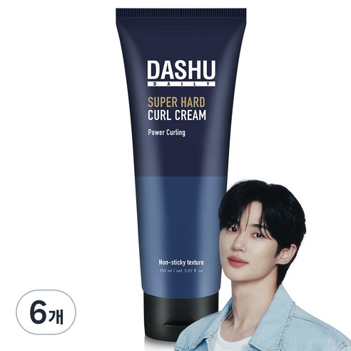 다슈 데일리 슈퍼 하드 컬크림, 150ml, 6개