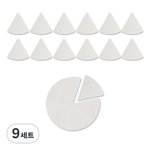 더분 하이드로 스펀지 6P, 흰색, 9개