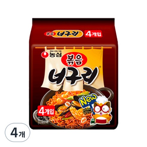 농심 볶음 너구리 137g, 16개