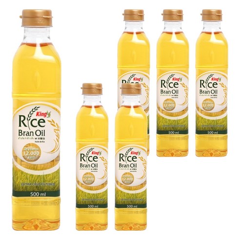 킹라이스오일 현미유, 500ml, 6개