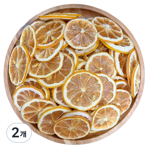 니칩내칩 건조과일 레몬칩 레몬슬라이스, 100g, 2개