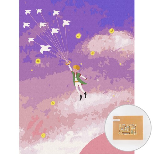 아트조이 DIY 명화그리기 30 x 40 cm, 어린왕자의 여행, 1개