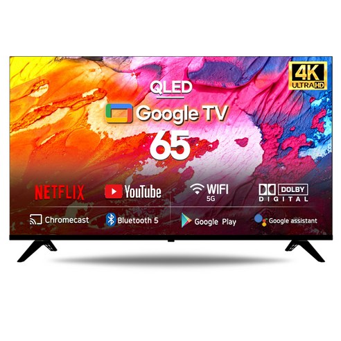 시티브 4K UHD QLED TV, 164cm(65인치), QS6500CDA, 벽걸이형, 방문설치