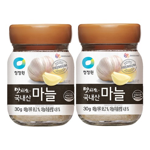 맛선생 국내산 마늘 향신료, 30g, 2개