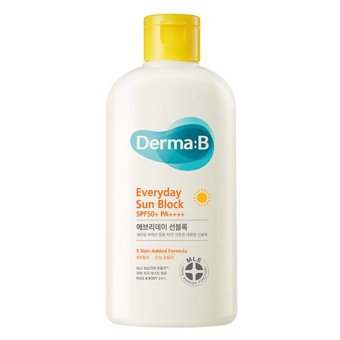 더마비 에브리데이 선블록 SPF50+ PA++++, 200ml, 3개 바디선크림