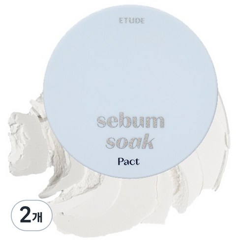 에뛰드 피지쏙 팩트 9.5g, 2개