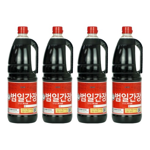 범일 간장, 1.7L, 4개